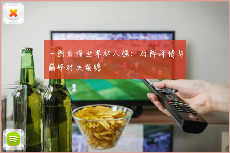 一图看懂世界杯八强：对阵详情与巅峰对决前瞻